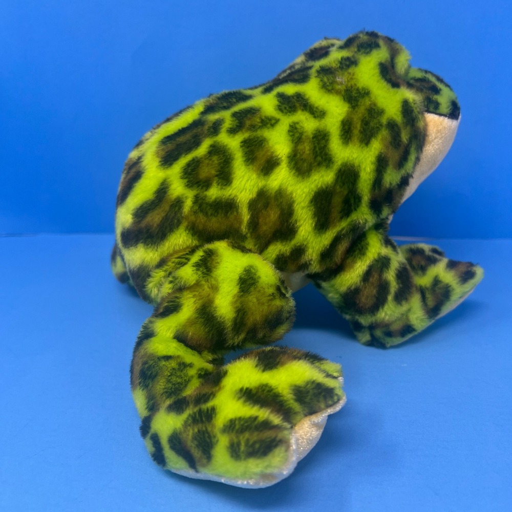 Ganz Webkinz BullFrog Green Brown Spotted Stuffed Animal w/ Code HM114 - Picture 14 of 16